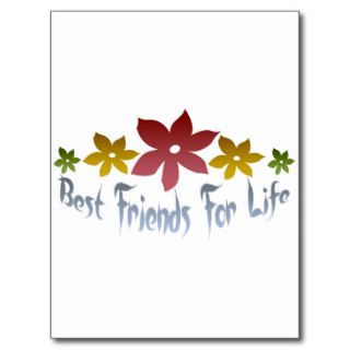 Best Friends For Life Postcard