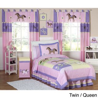 Sweet JoJo Designs Pink/ Purple Comforter Set Sweet Jojo Designs Kids' Comforter Sets