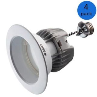 EcoSmart 65W Equivalent Soft White (2700K) 4 in. Dimmable LED Downlight (4 Pack) ECO4 575L