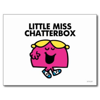 Little Miss Chatterbox Classic 1 Postcard
