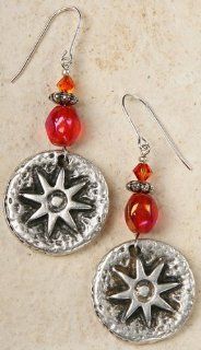 Macedonian Sun Earrings Dangle Earrings Jewelry