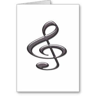 Granite G Clef Musical Symbol Cards