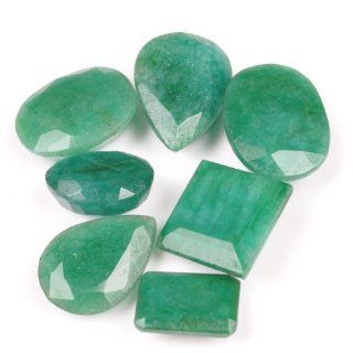 152.00 Ct Amazing Natural Precious Emerald Mixed Shape Loose Gemstone Lot Jewelry