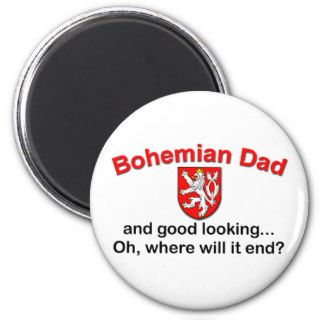 Good Looking Bohemian Dad Refrigerator Magnets