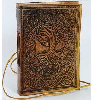Handcrafted Leather Tree of Life Blank Journal   140 Pages  Other Products  