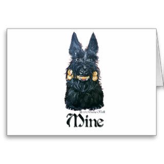 Scottish Terrier "Mine" Greeting Cards