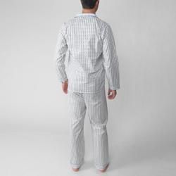 Ten West by Daxx Men's Two Piece Long Sleeve Cotton/Polyester Pajama Set Ten West Pajamas
