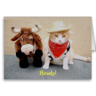 What's the latest bull? greeting card