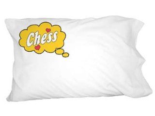 Dreaming of Chess   Yellow Novelty Bedding Pillowcase Pillow Case  