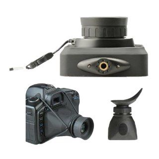 Hoodman CH32 Compact HoodLoupe Optical Viewfinder with 3X Magnifying Eyecup and Cinema Strap  Camera And Camcorder Viewfinders  Camera & Photo