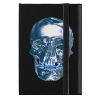 Personalized Blue Chrome Skull iPad Mini Case
