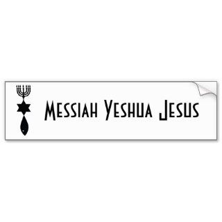 Messianic Judaism Jewish Symbol Bumper Stickers