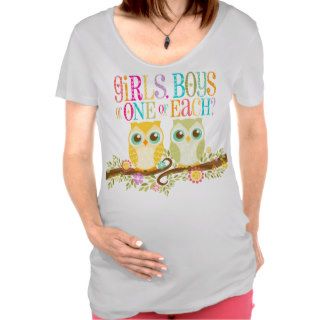 Twin Girls, Boys or One of Each? Maternity Shirt