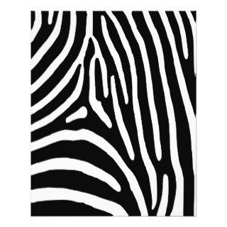 Zebra Print Full Color Flyer