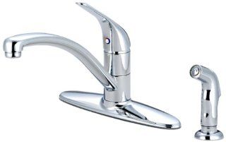 Pioneer 2LG161H Single Handle Kitchen Faucet, PVD Polished Chrome Finish   Touch On Kitchen Sink Faucets  