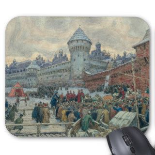 Ancient Moscow, departure after a fight Mouse Pads