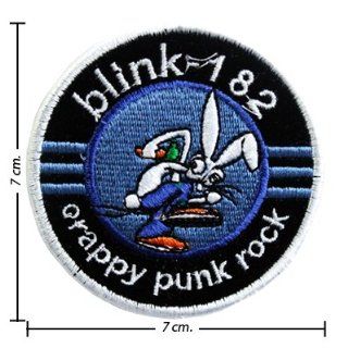 Blink 182 Music Band Style 2 Embroidered Iron On Patch 