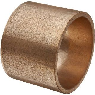 Bunting Bearings EXEP020308 1/8" Bore x 3/16" OD x 1/2" Length Powdered Metal SAE 841 Extra Lubricant with PTFE Sleeve (Plain) Bearing