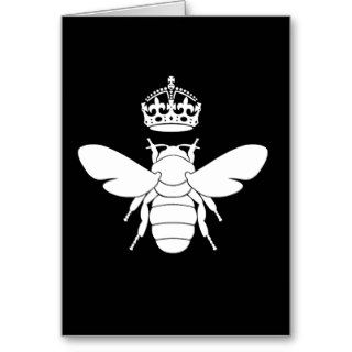 White Queen Bee LogoAre You A Queen Bee? Greeting Cards