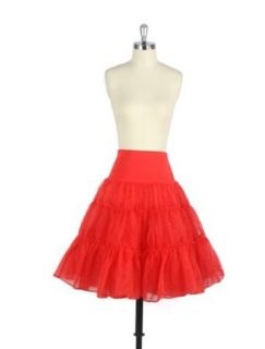 FS00027RD08, Red, 6US, Ever Pretty Hoopless A Line Red Multilayer Petticoat Underskirt 00027 Apparel Accessories