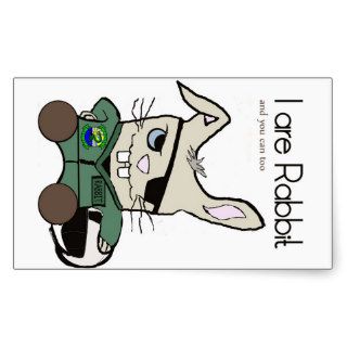 The Rabbit. A helicopter pilot. Stickers