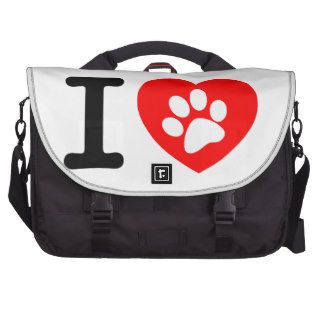 RHLAC  RED HEART LOVE ANIMALS CAUSES MOTIVATIONAL BAG FOR LAPTOP