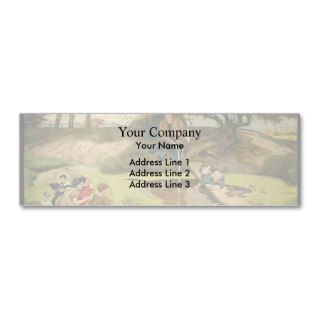 Ford Madox Brown Dalton Collecting Marsh Fire Gas Business Cards