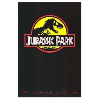 Jurassic Park Advance Yellow Original One Sheet Movie Poster 26 3/4" X 39 3/4".   Prints