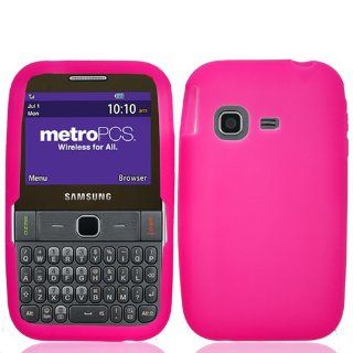 SAMSUNG FREEFORM M T189N PINK SILICONE SKIN COVER SOFT GEL CASE from [ACCESSORY ARENA] Cell Phones & Accessories