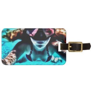 Blue Diver Tag For Luggage
