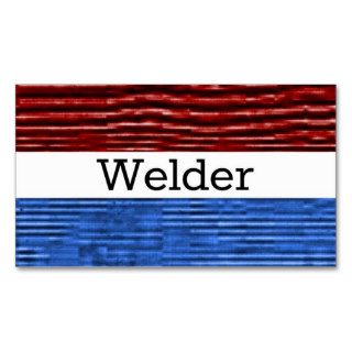 Welder Patriotic Business Card