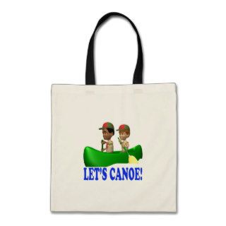 Lets Canoe Tote Bags