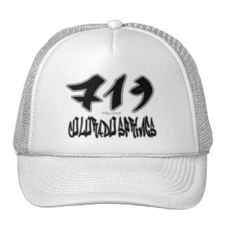 Rep Colorado Springs (719) Trucker Hats