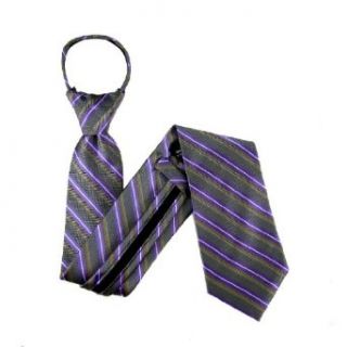 XL ZIP 192   Brown   Lavender   Mens X LONG Zipper Tie at  Mens Clothing store Neckties