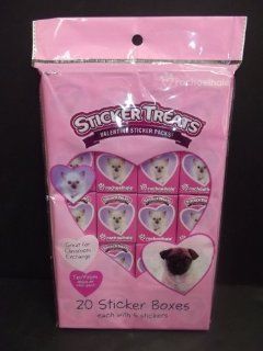 Rachaelhale Valentine 20 Sticker Treat Boxes Toys & Games