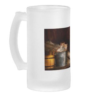 Animal   Cat   Bucket of fun Frosted Beer Mugs