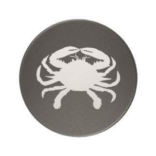 Black and White Crab Drink Coasters