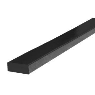 Independent Warehouse 60 6730 3 Knuffi Type D Polyurethane Foam Surface Bumper Guard, 196 3/4" Length x 2" Width x 13/16" Height, Black Loading Dock Bumpers
