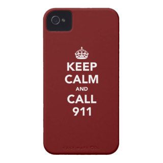 Keep Calm and Call 911 iPhone 4 Case
