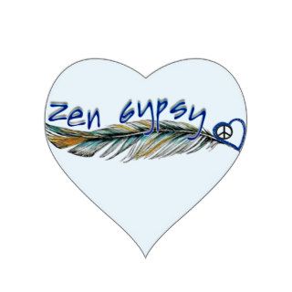 Zen Gypsy Heart Sticker