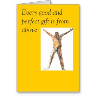 Every good and perfect gift Father's Day Card
