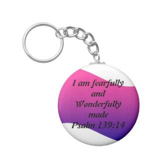 Fearfully and Wonderfully Made Key Chains
