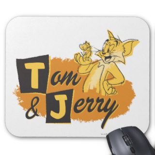Tom and Jerry Mouse In Paw Logo Mousepad
