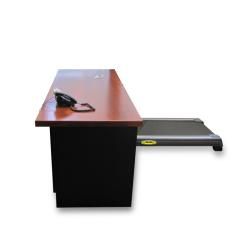 Signature S300 Sit to Stand Mahogany Treadmill Desk Signature Treadmill Desks Height Adjustable & Ergonomic Desks