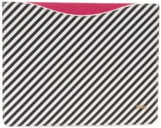 Juicy Couture Ipad Slip Diagonal Stripe YTRUT205 Laptop Bag,Black,One Size Clothing