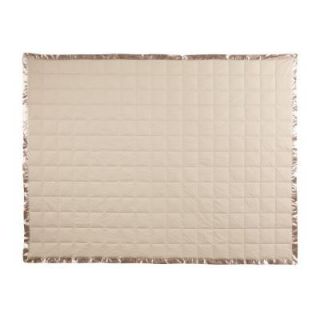 Home Decorators Collection Down 96 in. W Khaki Queen Cotton Blanket 0935320870