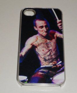 BLINK 182 Travis B iPHONE 4 4S CLEAR PLASTIC CELLPHONE CASE 