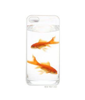 iPhone 5 Case Goldfish   White 