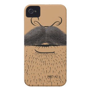 Fake Mustache Funny iPhone Case iPhone 4 Case Mate Cases