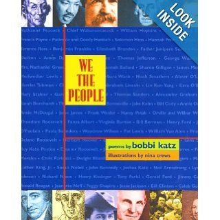 We the People Poems Bobbi Katz, Nina Crews 9780688165314 Books